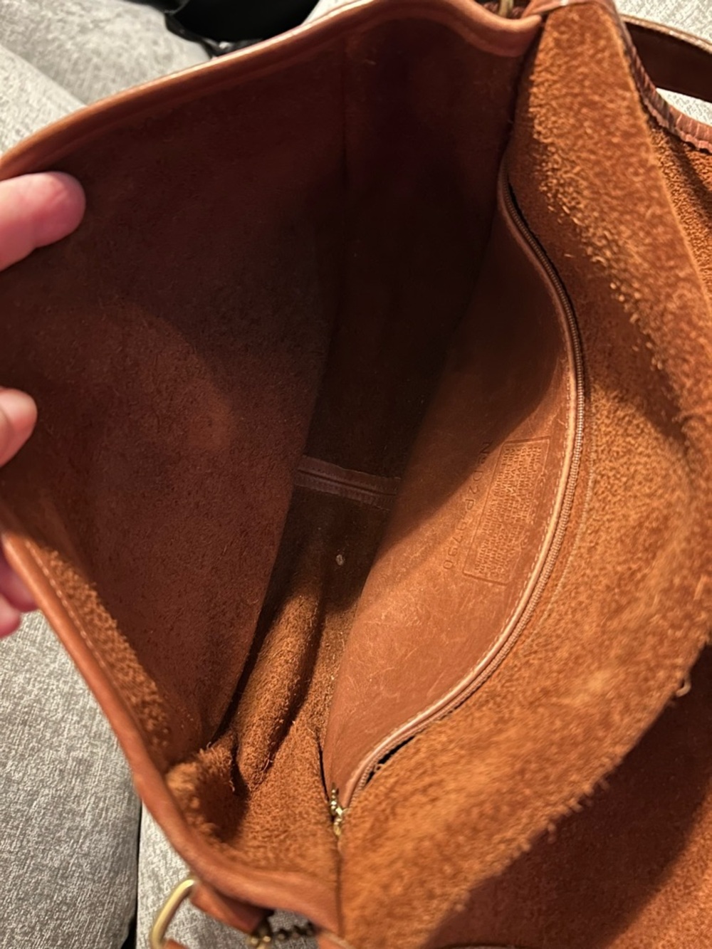 Coach 1992 vintage Brown Leather Crossbody Bag - Picture 9 of 13